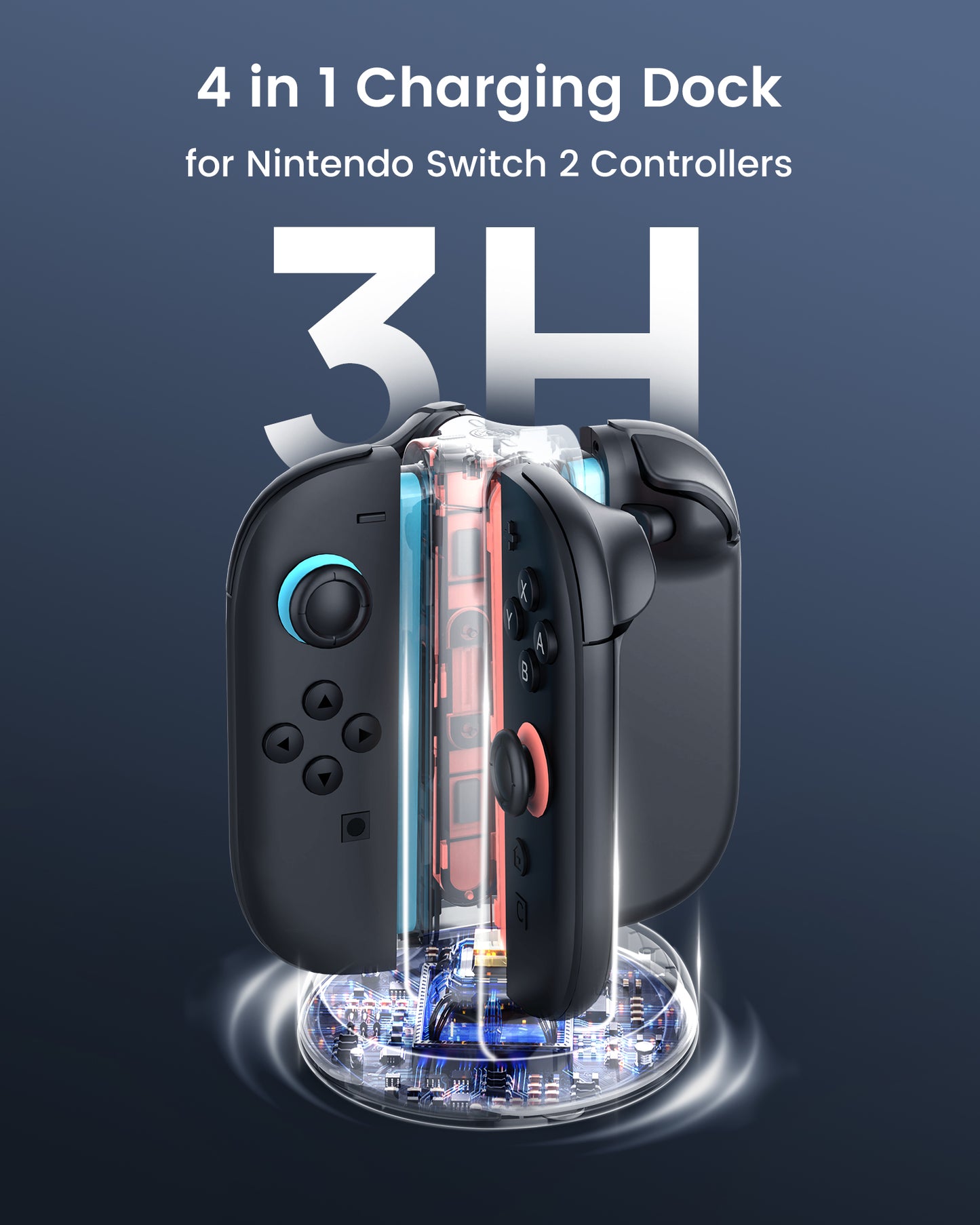 Switch Controller Charger for Nintendo Joy-Con