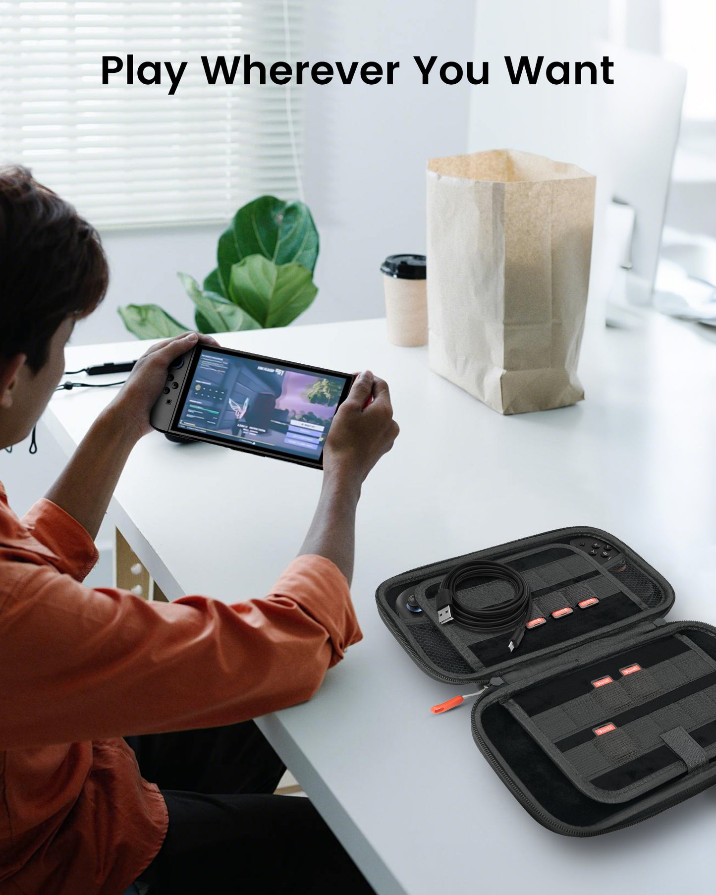 Carrying Case for Nintendo Switch 2 with Games Card Slots