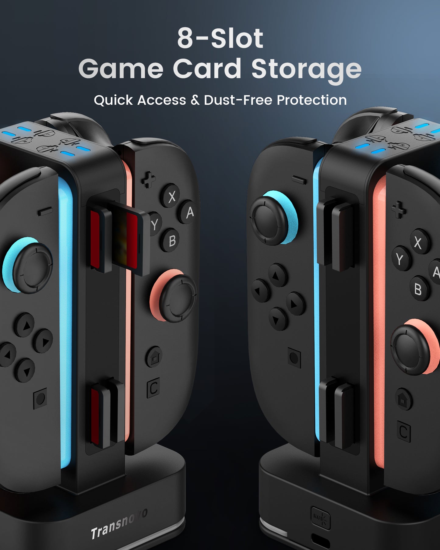 Joy-Con Charging Dock for Nintendo Switch 2 Gaming Controllers