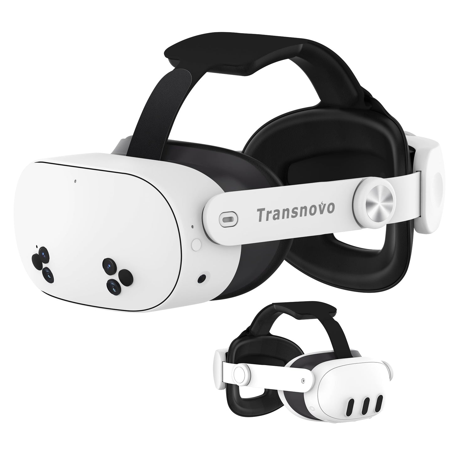 Elite Strap for Meta Quest 3/3S, One-Button Retractable Lightweight