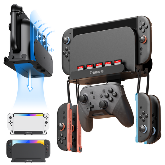 Wall Mount for Nintendo Switch 2, Switch OLED, Nintendo Station, Charging Dock, Joy-Con