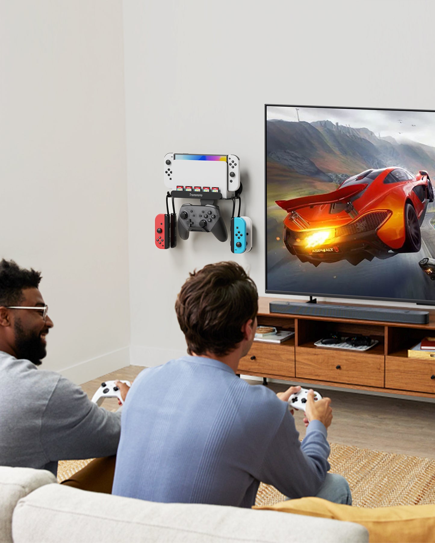 Wall Mount for Nintendo Switch, Charging Dock, Joy-Con
