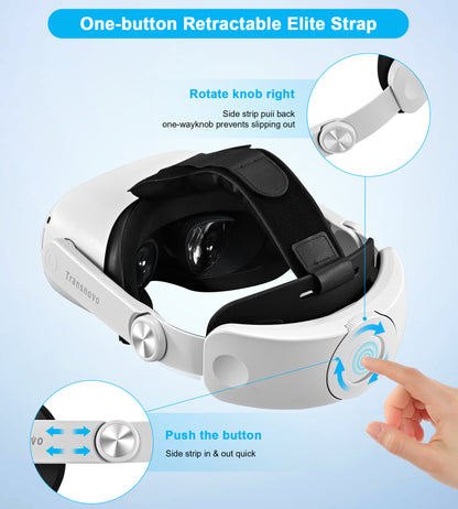 Elite Strap For Oculus Quest 2 , VR Accessory for Meta Quest 2