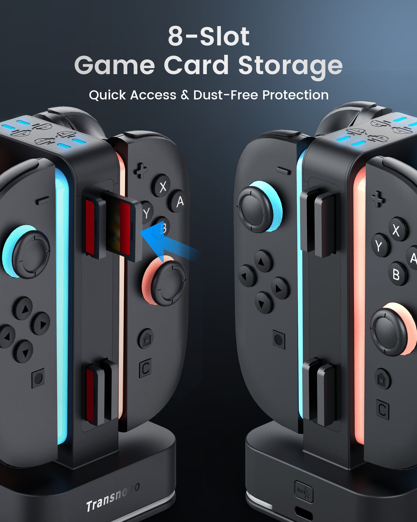 Joy-Con Charging Dock for Nintendo Switch 2 Gaming Controllers