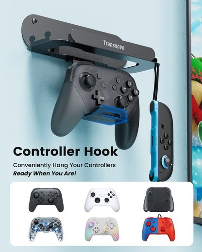 Wall Mount for Nintendo Switch 2, Switch OLED, Nintendo Station, Charging Dock, Joy-Con