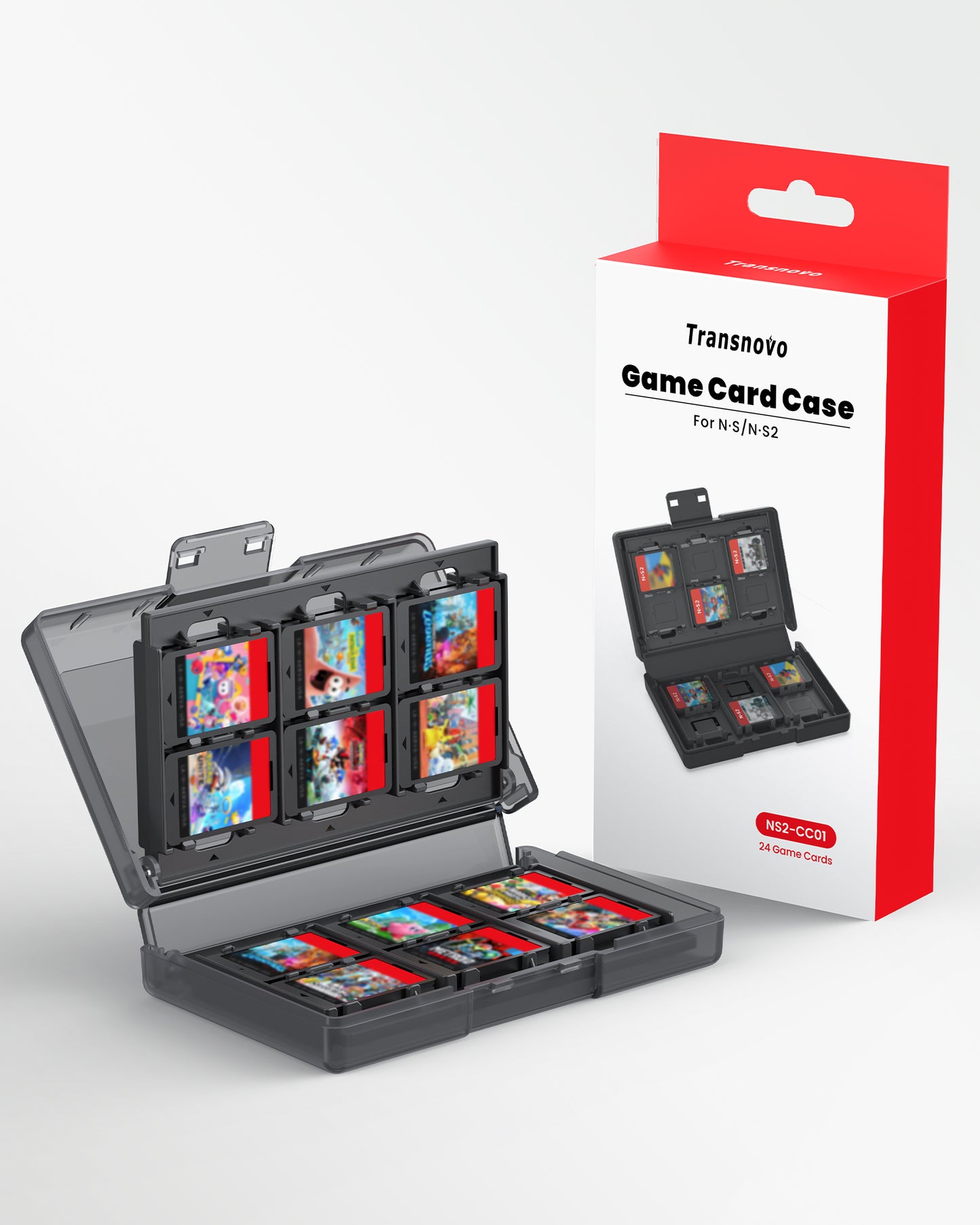 Switch Game Card Case for Nintendo Switch/OLED/Lite with 24 Game Slots