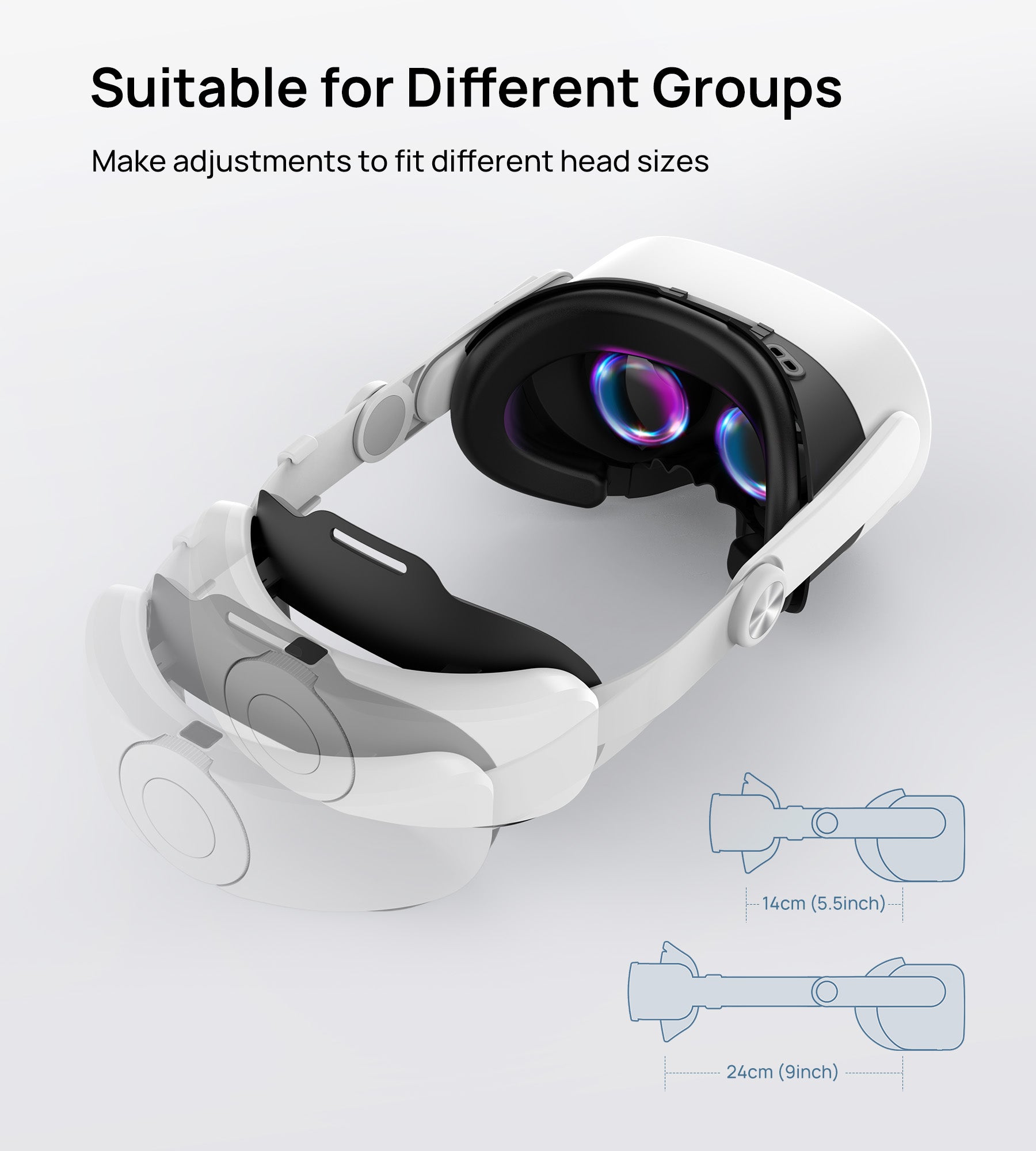 10000mAh Battery Meta Quest 3S Head Strap – Transnovo